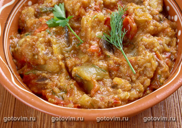  -     (Moroccan Eggplant Salad - Zaalouk)