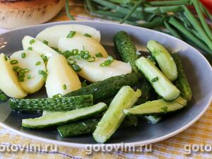 Быстрые малосольные огурцы